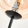 Lerici Stehlampe aus Metall/Glas in Schwarz/Bernstein/Klar Produktbild-Vorschau 6
