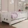 Kinderbett Lili mit Rausfallschutz, Schublade und Produktbild-Vorschau 1