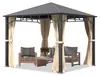 Gartenpavillon 3x3 m Stahldach Hardtop 4 Seitenteile in Produktbild-Vorschau 1