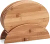 Zeller Set de 7 supports pour planches en bambou Voir les images du produit 8