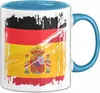 Spanien Deutschland Flagge Halb Deutscher Halb Spanier Produktbild-Vorschau 1