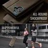 A split image showing a phone case and two people running. Produktbild-Vorschau