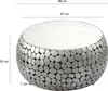 FineBuy Table basse design ronde 66 cm Aluminium argenté et Voir les images du produit 3