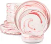 MALACASA, 12dílná porcelánová sada nádobí, jídelní talíř, Náhled obrázku produktu 1
