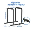DH FitLife Dip Barren Bars – Station de Dip Réglable 80-100 Voir les images du produit 4