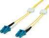 EasyLan LWL-LED-Patchkabel duplex 9/125µm OS2, LC/LC, gelb, Produktbild-Vorschau 1