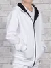 KMISSO Mädchen Kapuzen Sweatjacke Hoodie Weiß 128 Produktbild-Vorschau 6