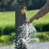Fontana da terra Relaxdays in stile antico, con rubinetto, Anteprima dell’immagine prodotto 3