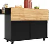 OKWISH Îlot de Cuisine - Meuble Mobile avec Rangement et Voir les images du produit 5