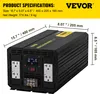 VEVOR Wechselrichter, 5000 W modifizierter Produktbild-Vorschau 7