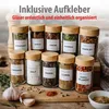 Set da 12 barattoli per spezie Alpina - Barattoli per Anteprima dell’immagine prodotto 4