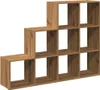 vidaXL Raumteiler-Bücherregal 3 Stufen Artisan-Eiche Produktbild-Vorschau 6