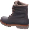 A side view of a brown leather boot with fur lining. Anteprima dell’immagine prodotto
