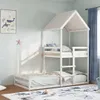 A child's bedroom with a bunk bed, a poster on the wall, and a rug on the floor. Náhled obrázku produktu