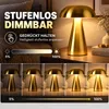 LED-Pilzlampe, tragbare Metall-Schreibtischlampe, Produktbild-Vorschau 3