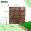 5 x BOGATECO Beeteinfassung aus Weide | 60 cm Lang & 60 cm Produktbild-Vorschau 3