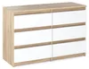 Kommode „HIT“, 6 Schubladen, 100 cm, Sonoma-Eiche / Produktbild-Vorschau 1