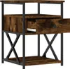vidaXL Noční stolek Smoked Oak 40x42x55 cm výrobek ze dřeva Náhled obrázku produktu 6