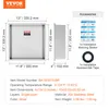 VEVOR Nisza ścienna 10x33.02x33.02cm Nisza prysznicowa Podgląd zdjęcia produktu 7