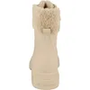 A back view of a beige boot with a fluffy lining. Produktbild-Vorschau