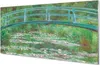 Glasbilder 100x50 Wandkunst Kunst gemalt Brücke Produktbild-Vorschau 1
