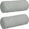 vidaXL Coussin d'assise 2 pièces gris clair Ø 15 x 40 cm Voir les images du produit 1