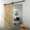 HOMCOM Schuifdeurset, 200 cm. Complete set met rails, Productafbeelding-voorbeeld 2