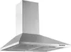 A stainless steel range hood is shown against a white background. Anteprima dell’immagine prodotto