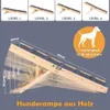 Faziango Hunderampe Hundetreppe Klappbar aus Holz  Auto Produktbild-Vorschau 2