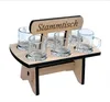 Schnapsbrett 20 cm mit Gravur Stammtisch mit 6 Gläser Produktbild-Vorschau 5