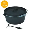 Muntel Dutch Oven Set BBQ 7,5 Liter, Feuertopf Schmortopf Produktbild-Vorschau 1