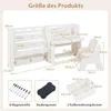 COSTWAY 4 in 1 Kindersitzgruppe, Kindertisch mit Produktbild-Vorschau 3