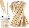 EXCELLENT HOUSEWARE Gabeln aus BAMBUSHOLZ Holzgabeln für Produktbild-Vorschau 11