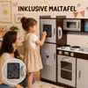 Drevená kuchynka na hranie Baby Vivo - Toni v hnedej farbe Náhľad obrázku produktu 3