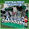 Opblaasbare strandbal - 41 cm - Set van 12 - Wit met zwarte Productafbeelding-voorbeeld 3