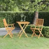 vidaXL Set da pranzo da giardino a 3 pezzi pieghevole in Anteprima dell’immagine prodotto 2