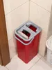 Flache Mopp Mit Ausdrücker Set Zweikammer-Eimer Faltbarer Produktbild-Vorschau 4