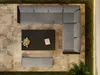 MeXo Gartenlounge-Set Gartenmöbel setaus Aluminium, Produktbild-Vorschau 4