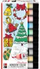 Marabu Window Color Set "X-Mas" 10 x 25 ml Set de Noël Voir les images du produit 3
