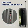 MuchoWow® Koffer Handgepäck Trolley Rollkoffer Kleine Produktbild-Vorschau 3
