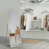 EMKE Standspiegel 160x60cm Ganzkörperspiegel Gold Aluminium Produktbild-Vorschau 12