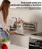 Sada 24 kusů - Deco Haus třípatrový kovový stojan na Náhled obrázku produktu 8