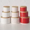 Contenitori in Vetroceramica con coperchio in bambù LILLY, Anteprima dell’immagine prodotto 4