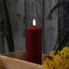 LED Stumpenkerze MIA - Echtwachs - realistische 3D Flamme - Produktbild-Vorschau 1