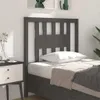 vidaXL Kopfteil Grau 106x4x100 cm Massivholz Kiefer - Produktbild-Vorschau 1