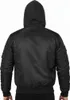 Brandit - MA1 BOMBER hooded jas, zwart - XXL Productafbeelding-voorbeeld 21