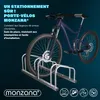 MONZANA® Râtelier 3 vélos métal support de rangement pneu Voir les images du produit 3