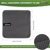 Mikrofaser Spültücher Set Grau 20x20cm 6 Stück fusselfrei Produktbild-Vorschau 2