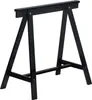 A black sawhorse on a white background. Podgląd zdjęcia produktu