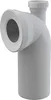 Alcadrain A90-90P50A Coude de raccordement WC 90° avec Voir les images du produit 1